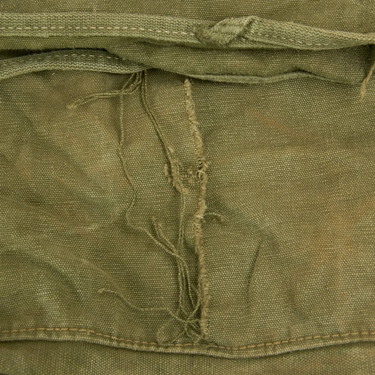 Original U.S. WWII M-1941 USMC 2nd Pattern Haversack Upper Bag - GRADE 2