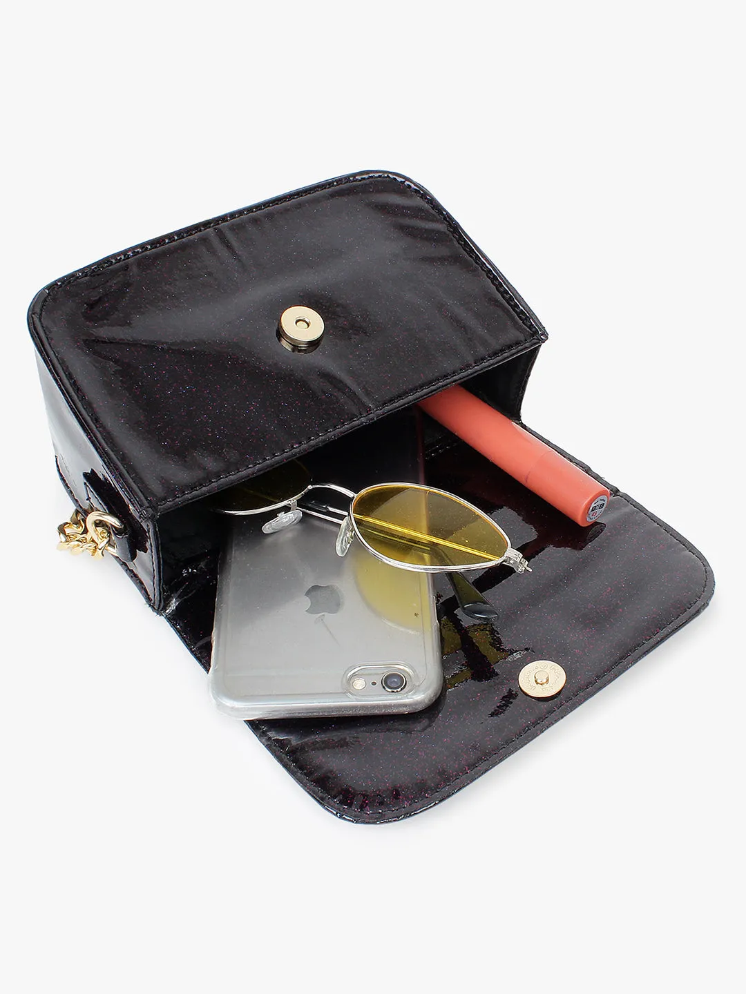 Party Edit Small Sling Bag Black