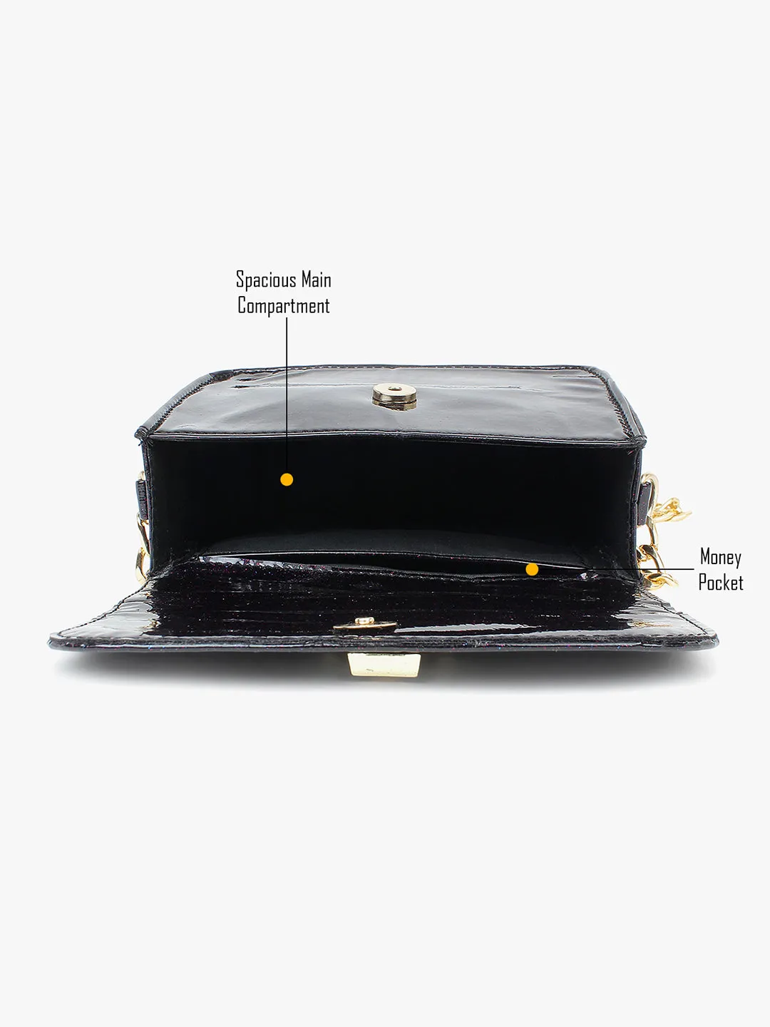Party Edit Small Sling Bag Black