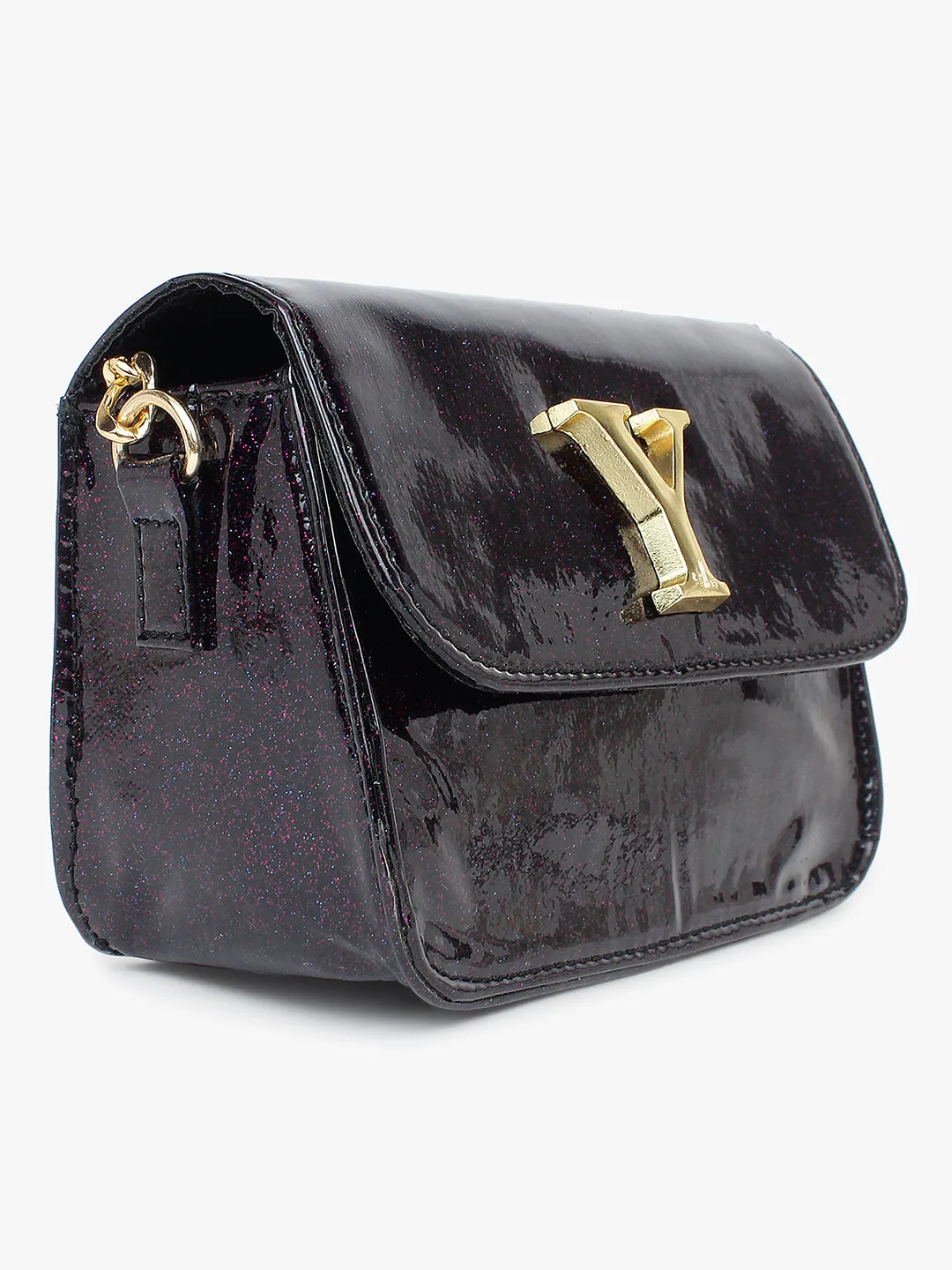 Party Edit Small Sling Bag Black