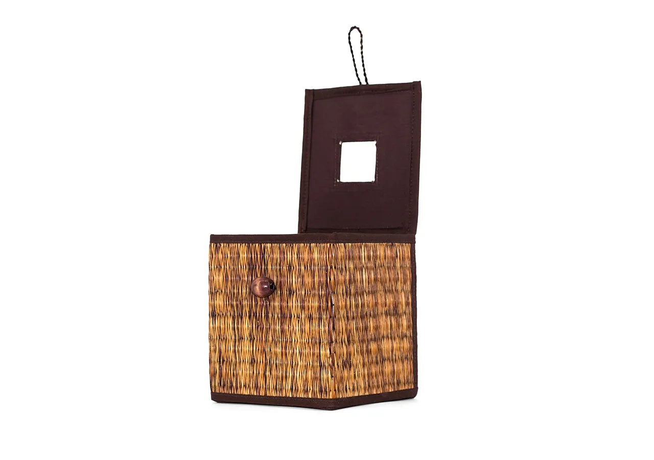 Pecan Tissue Box