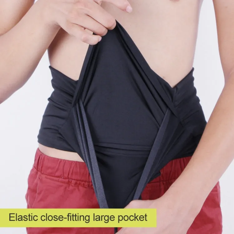 Personal Large-capacity Stretch Tablet Pockets Travel Anti-theft Bag Phone Bag,Size: S(Orange)
