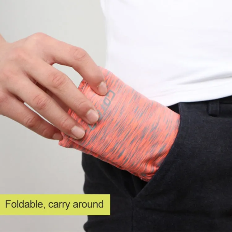 Personal Large-capacity Stretch Tablet Pockets Travel Anti-theft Bag Phone Bag,Size: S(Orange)