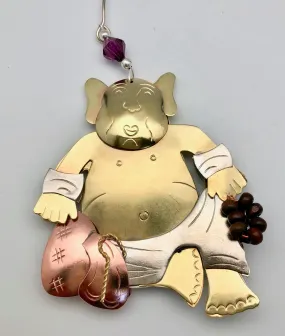 Pilgrim Imports Happy Buddha Ornament - Fair Trade from Thailand