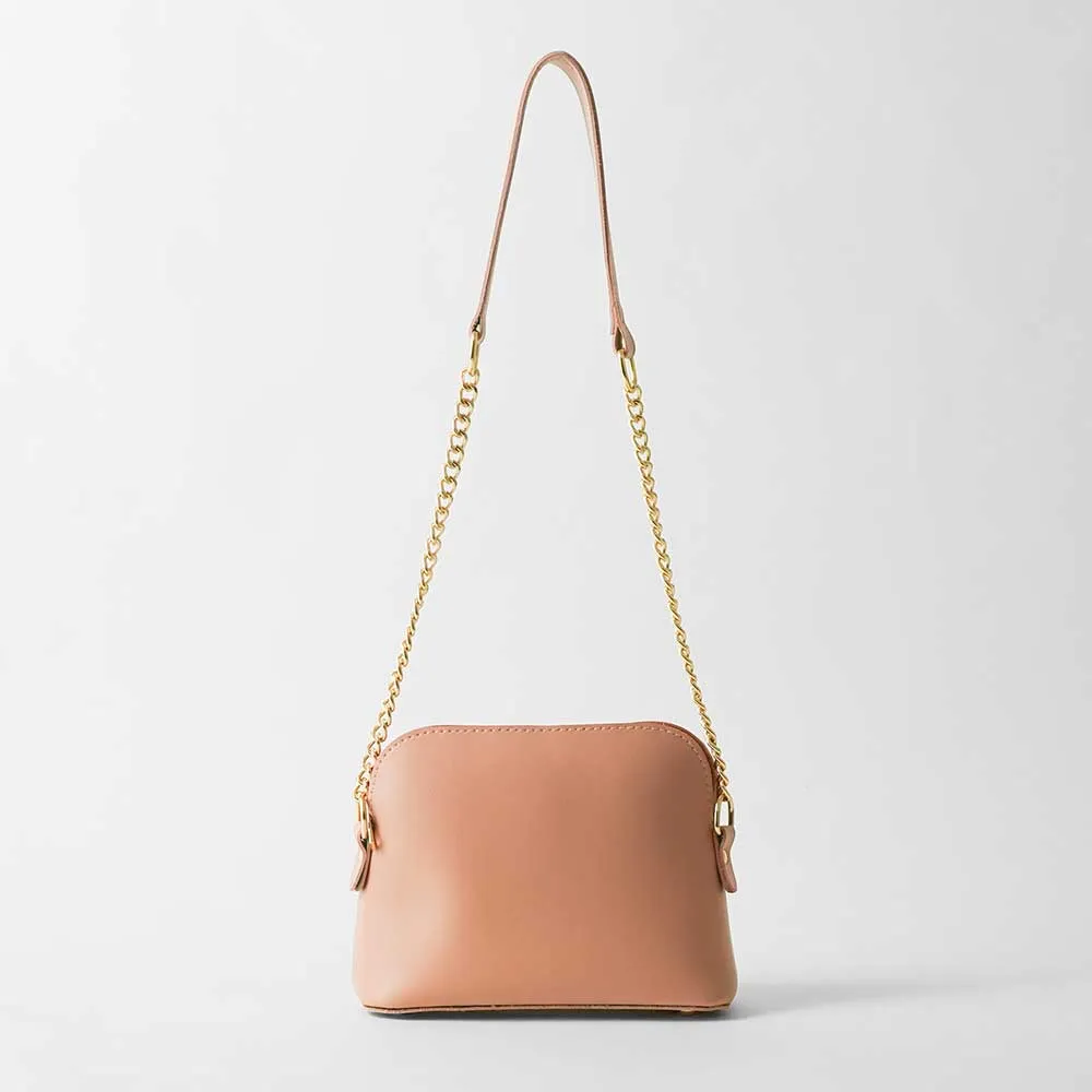 Pouch Size Shoulder Bag Peach