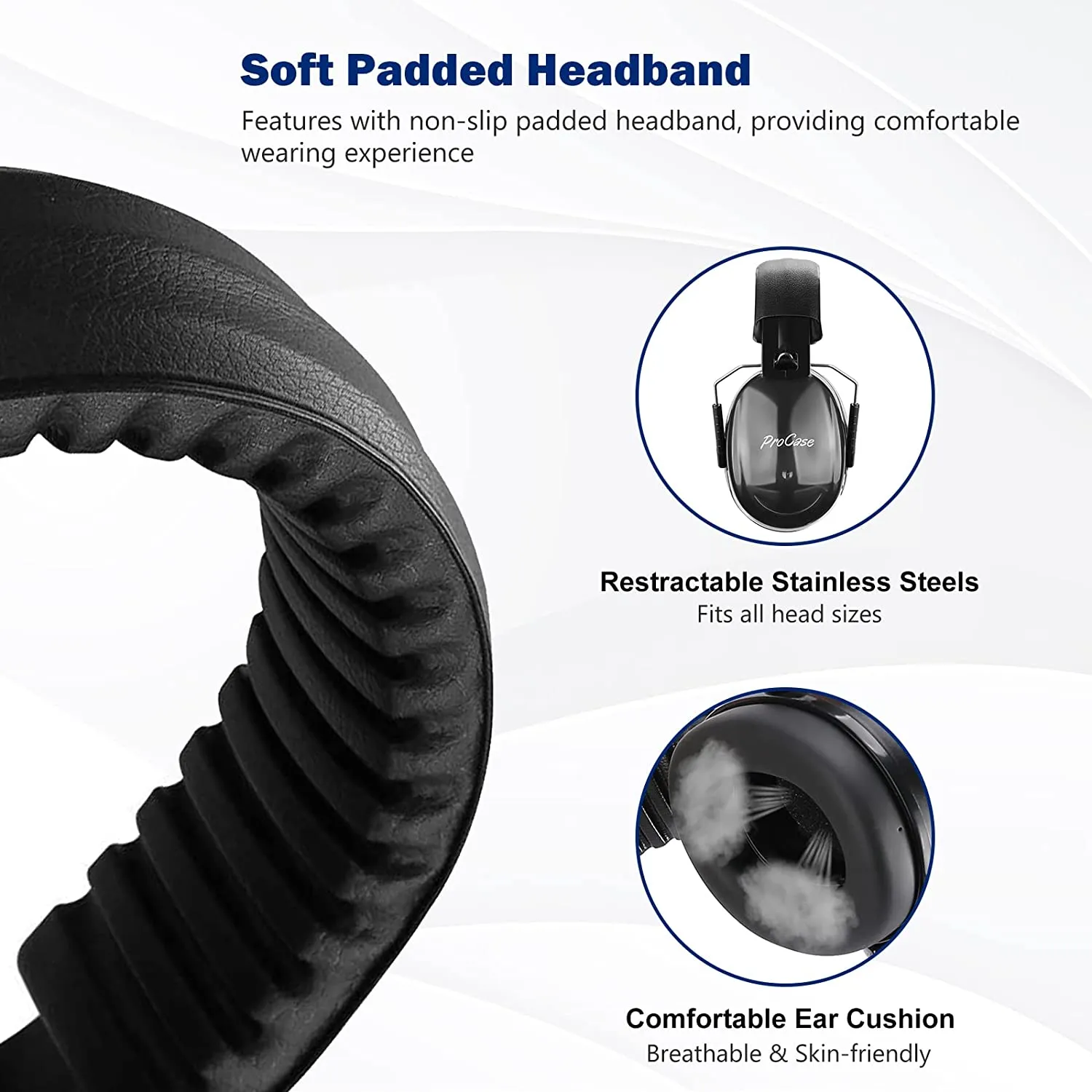 ProCase Noise Reduction NRR 28dB Earmuff
