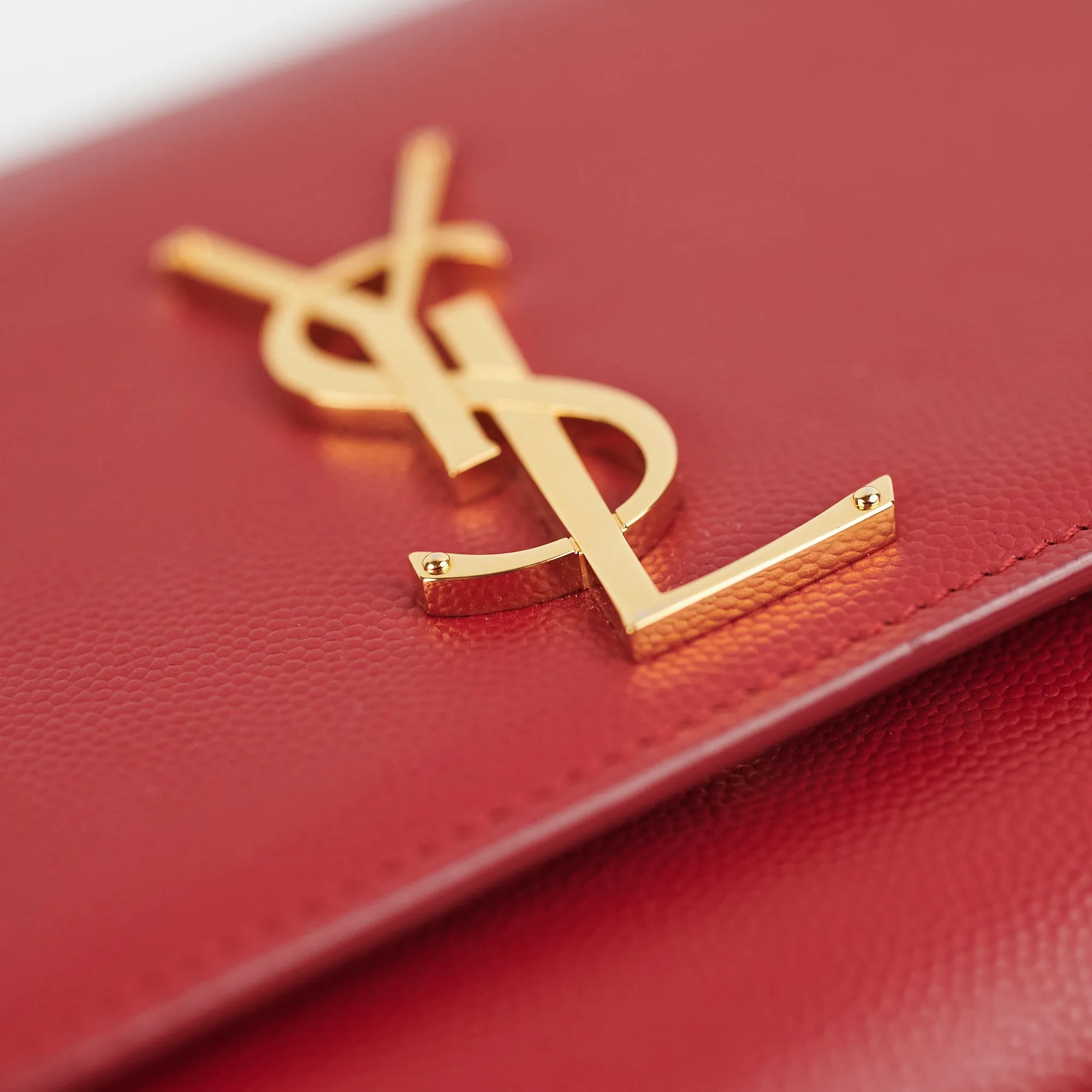 Saint Laurent Red Medium Kate Bag