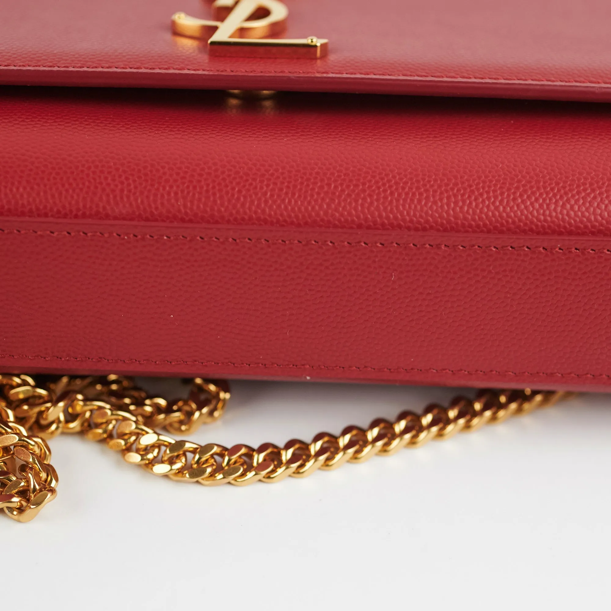 Saint Laurent Red Medium Kate Bag