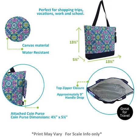 !SALE! Nile Florals NGIL Canvas Tote Bag