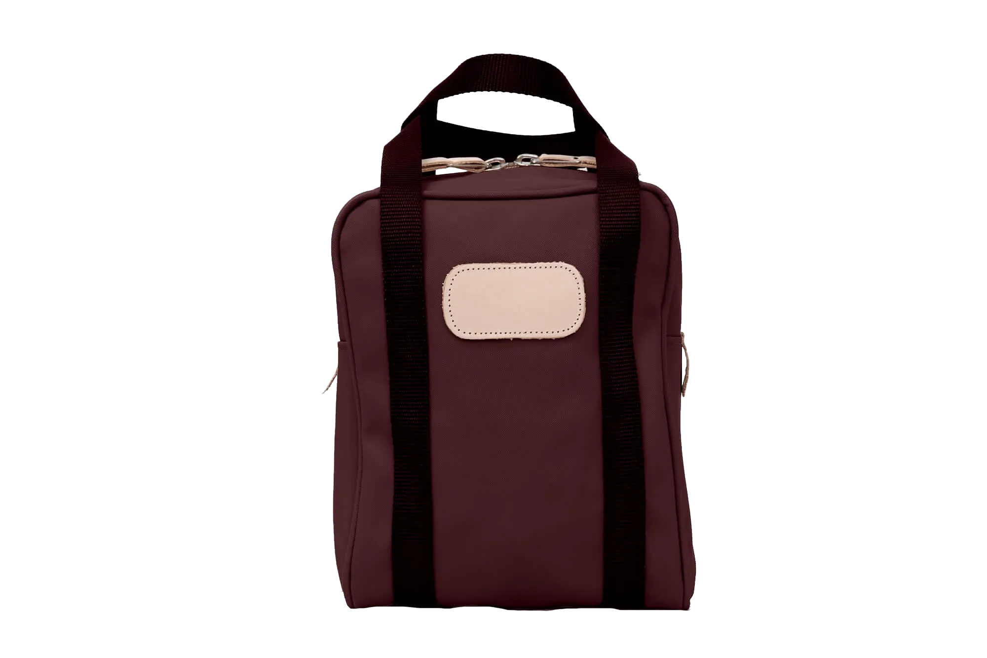 Shag Bag - Burgundy Coated Canvas