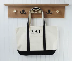 Sigma Delta Tau Boat Tote
