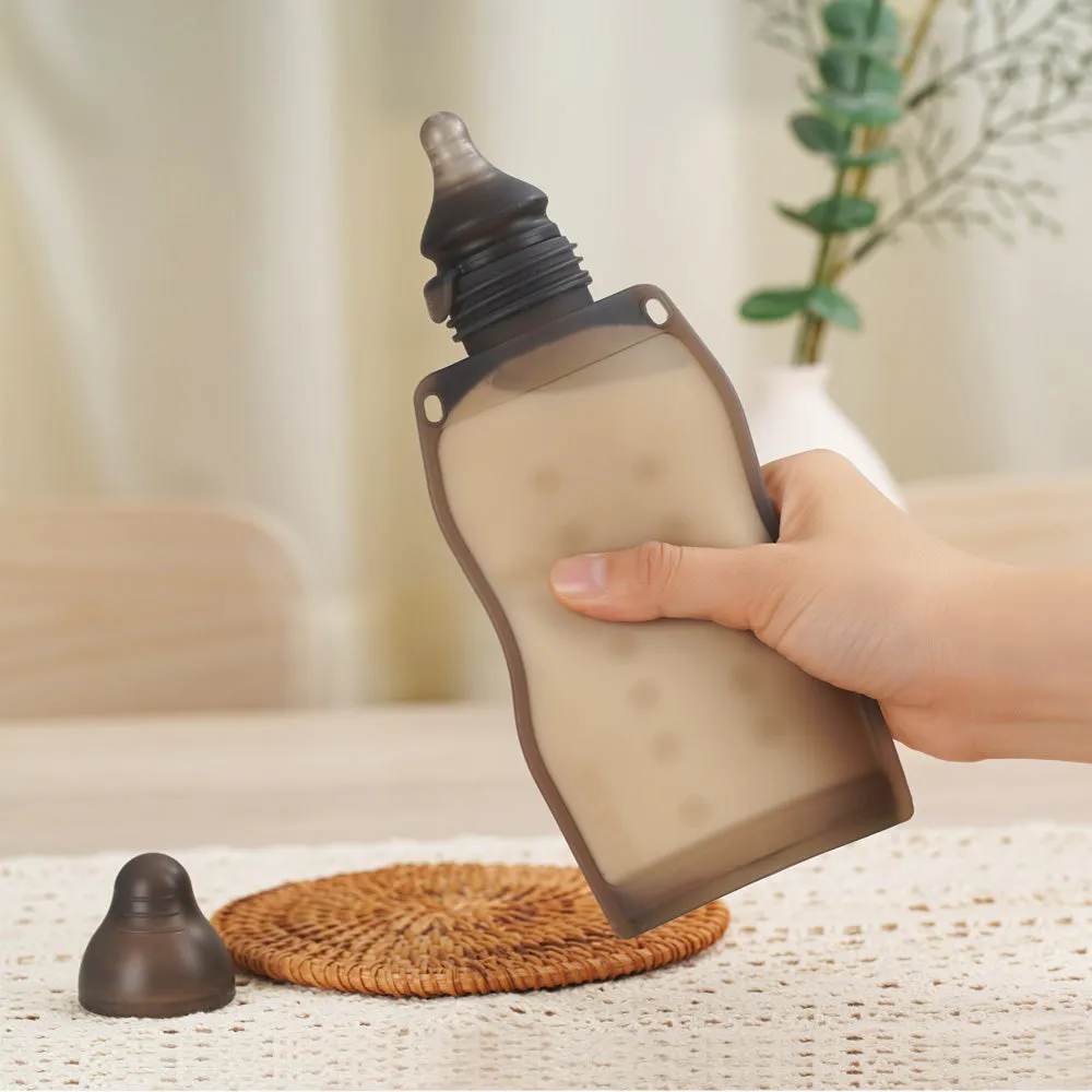 Silicone Squeeze & Feed Bag (260ml)