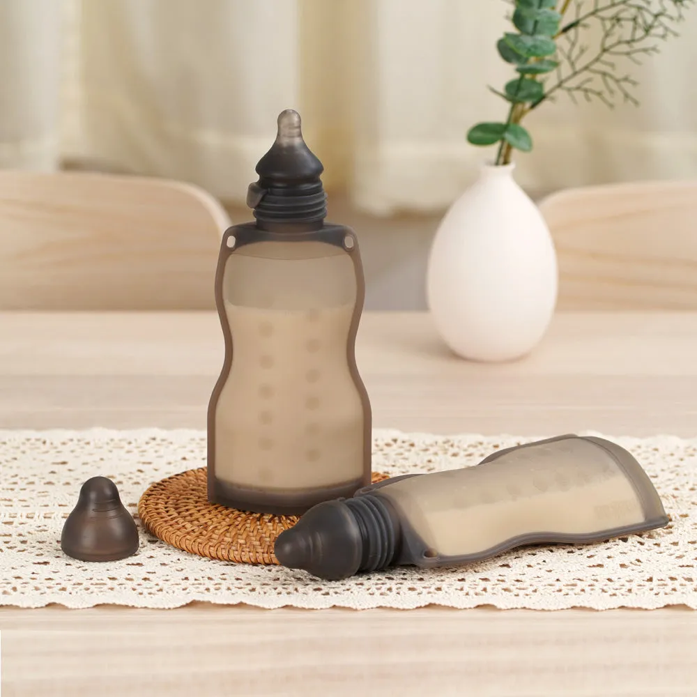 Silicone Squeeze & Feed Bag (260ml)