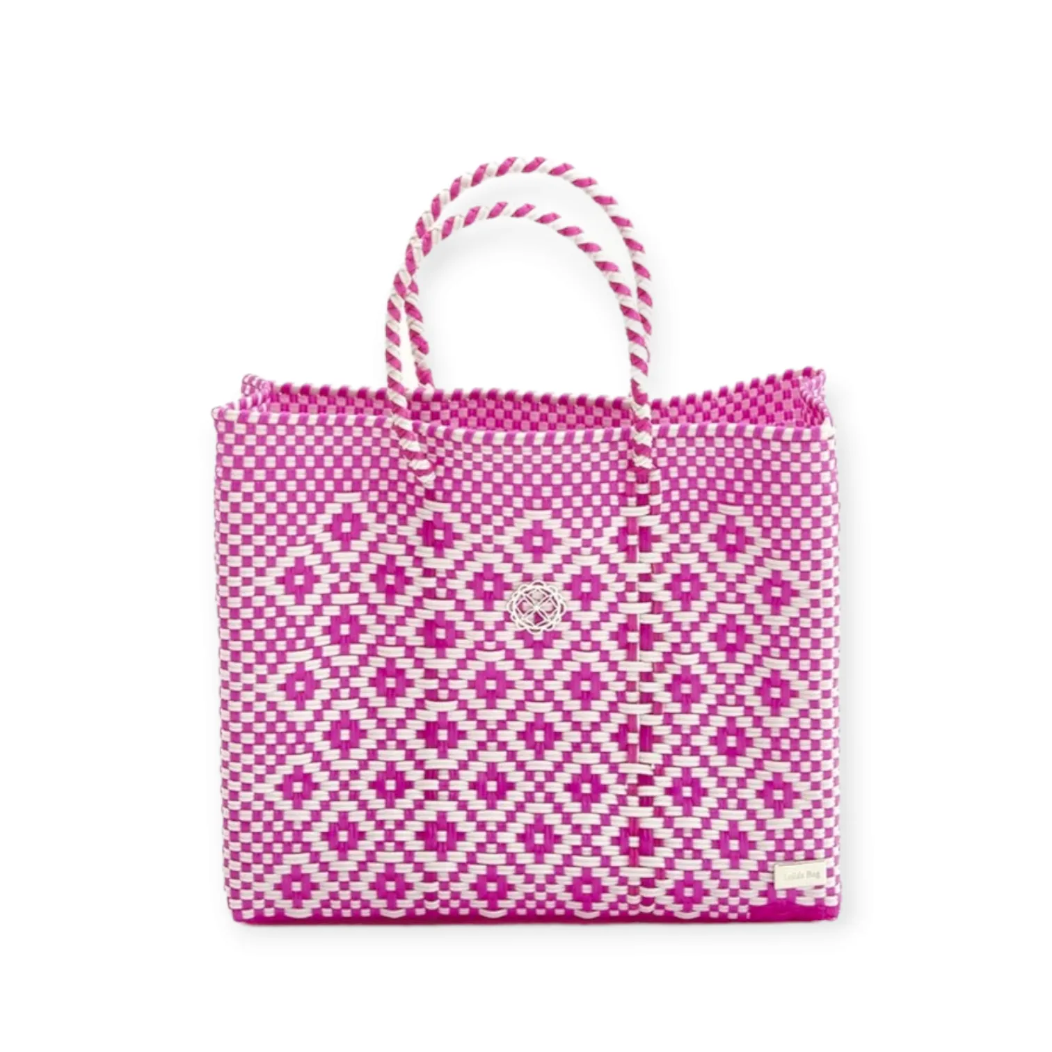 SMALL PINK AZTEC TOTE BAG
