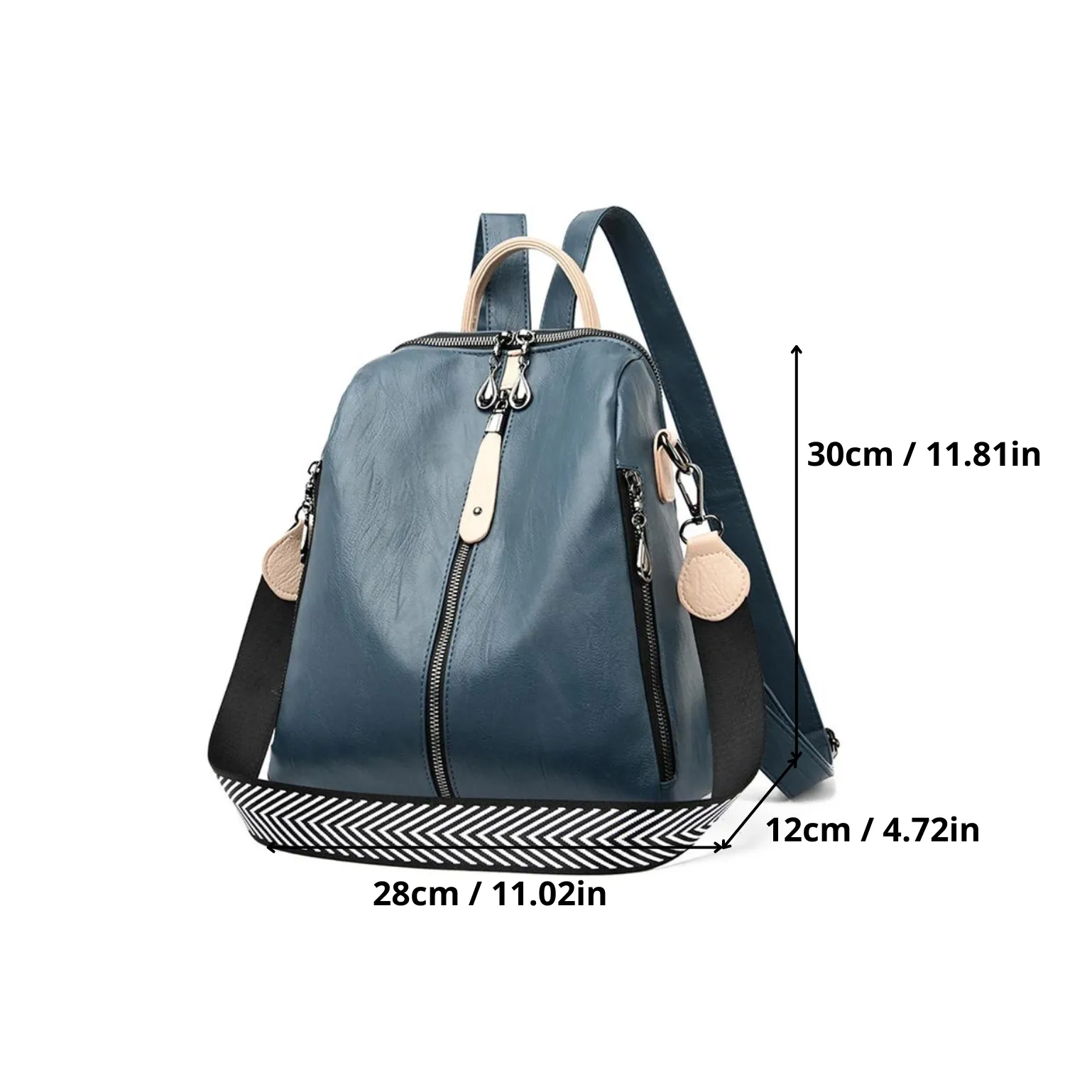Stylish Duo-Tone Backpack