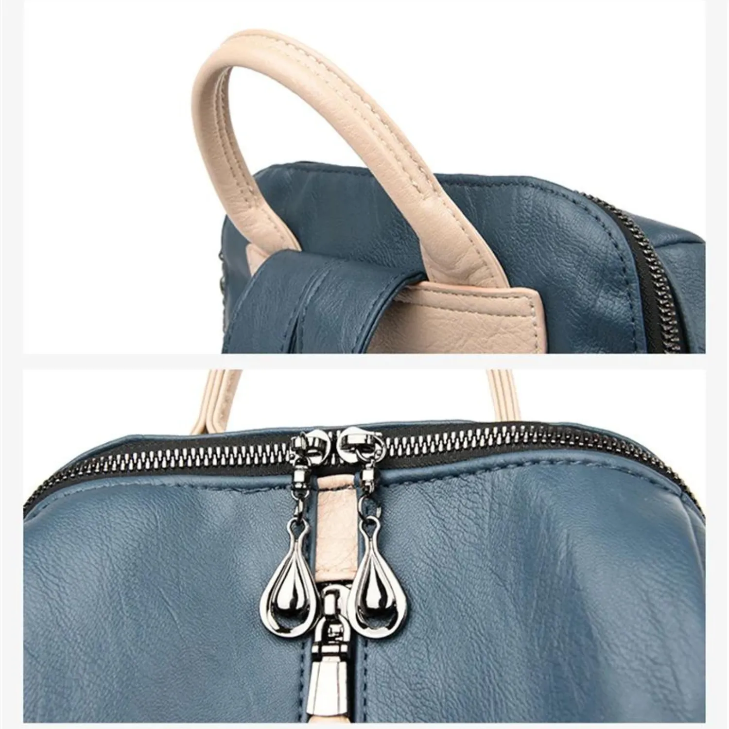 Stylish Duo-Tone Backpack