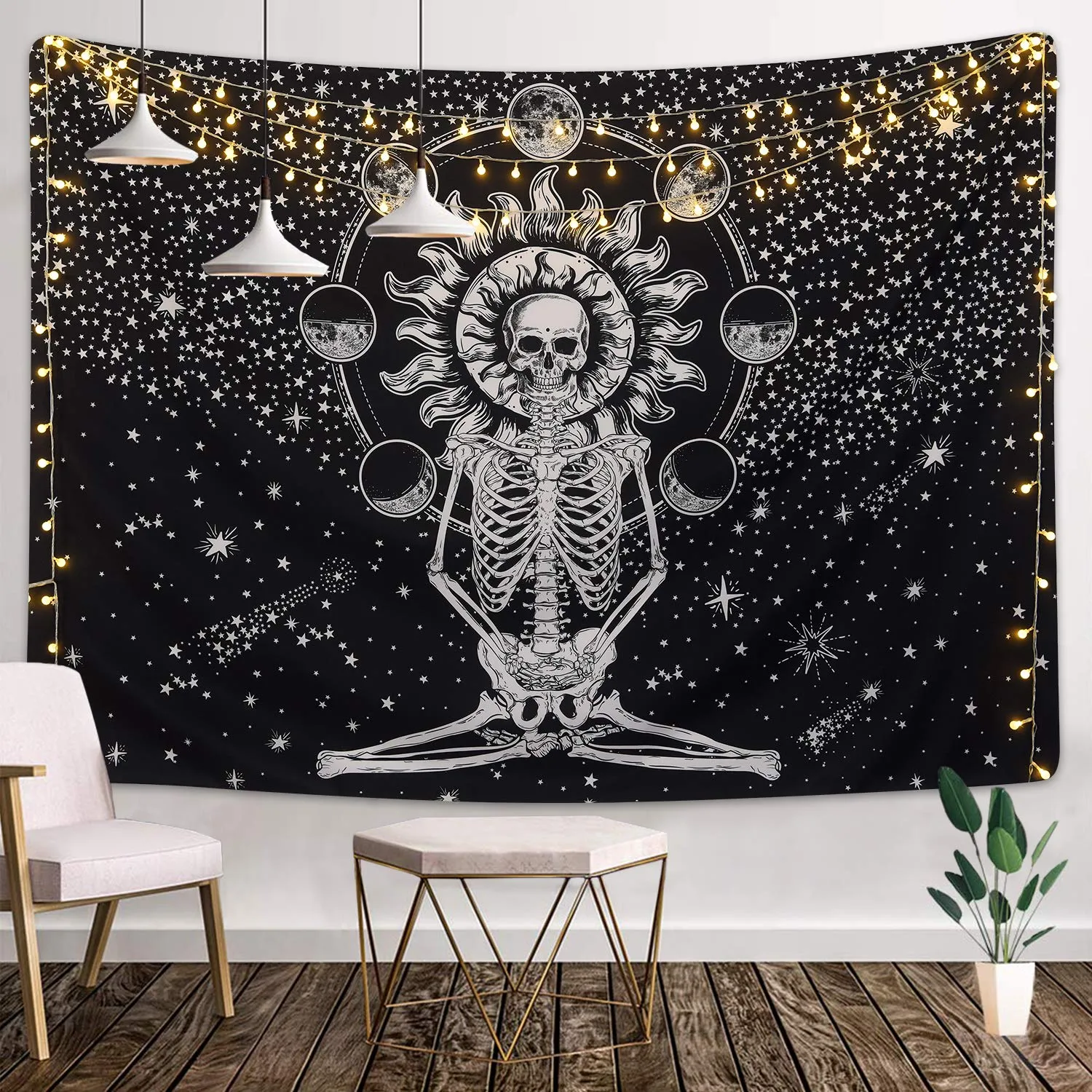 Sun Skull Tapestry