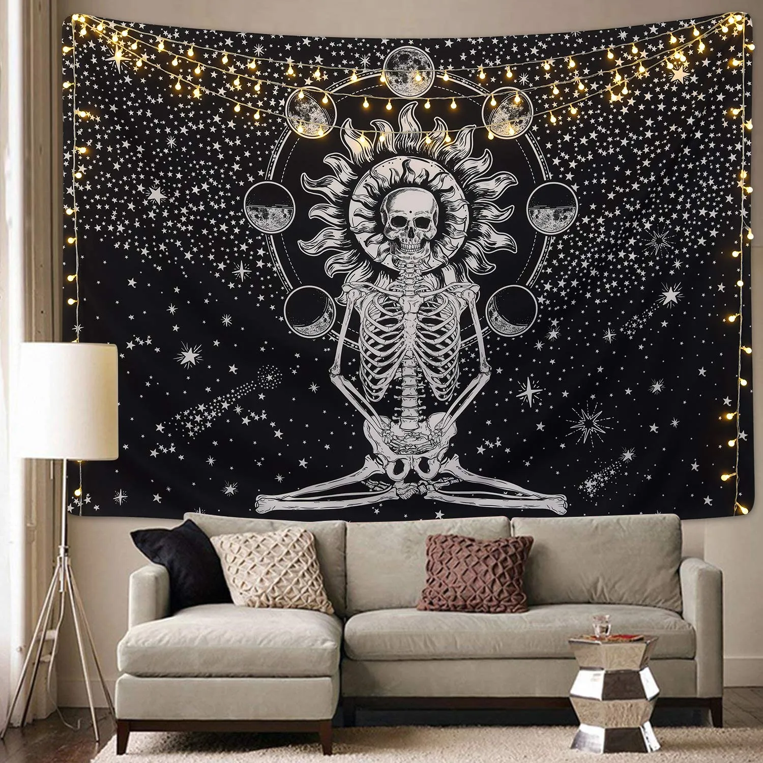 Sun Skull Tapestry