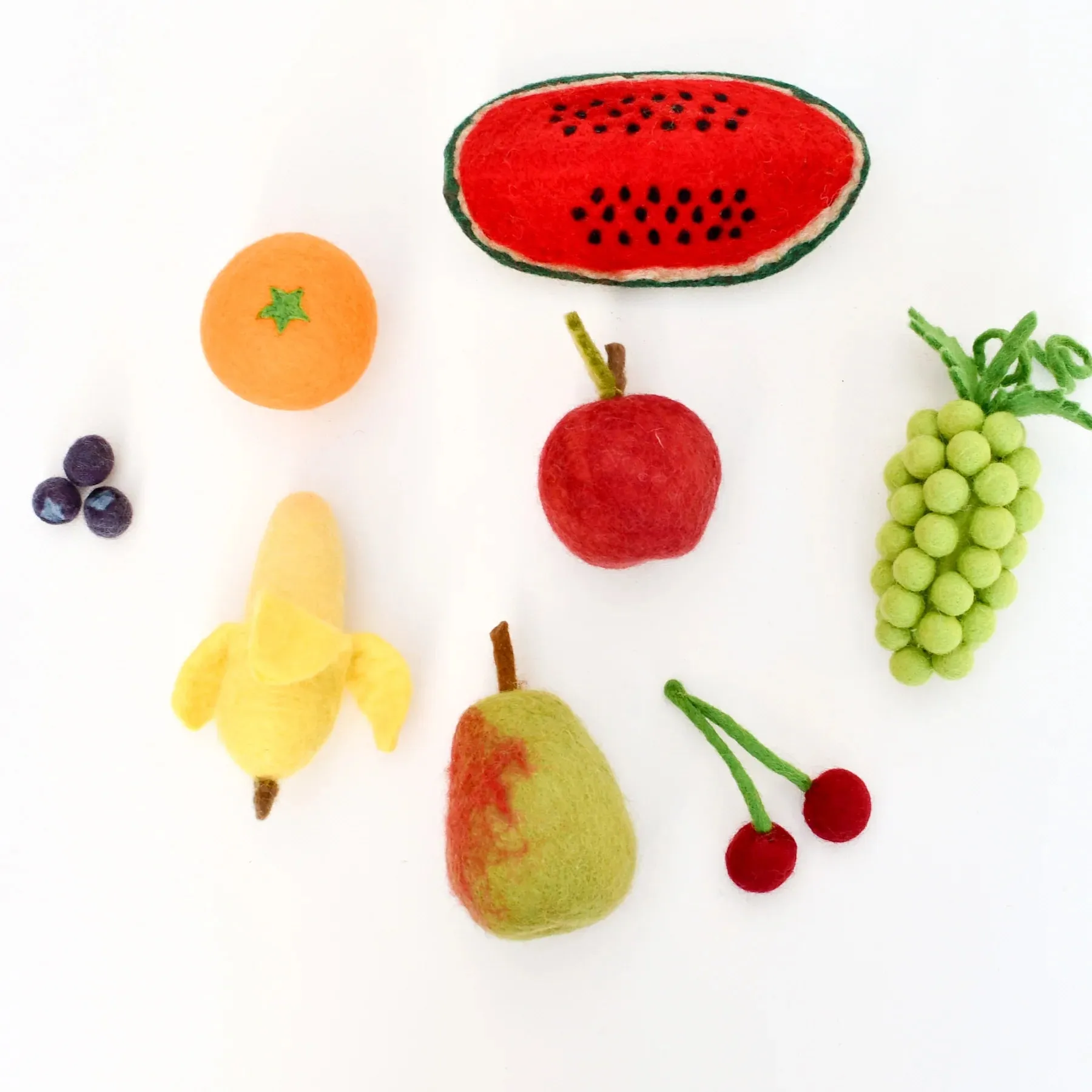 Tara Treasures Felt Food Groups Fruits Pretend & Imaginative Play Toys