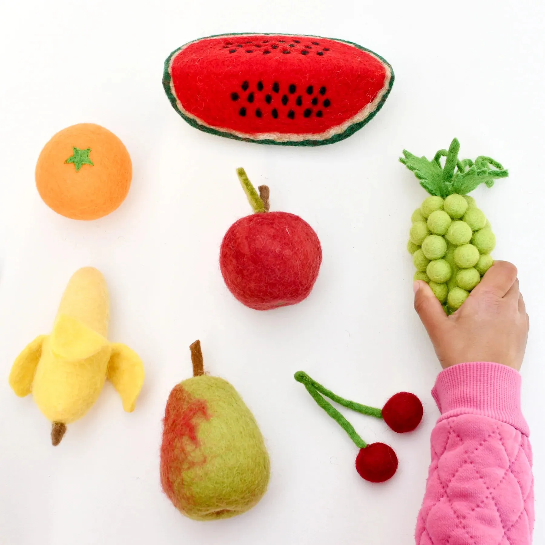 Tara Treasures Felt Food Groups Fruits Pretend & Imaginative Play Toys