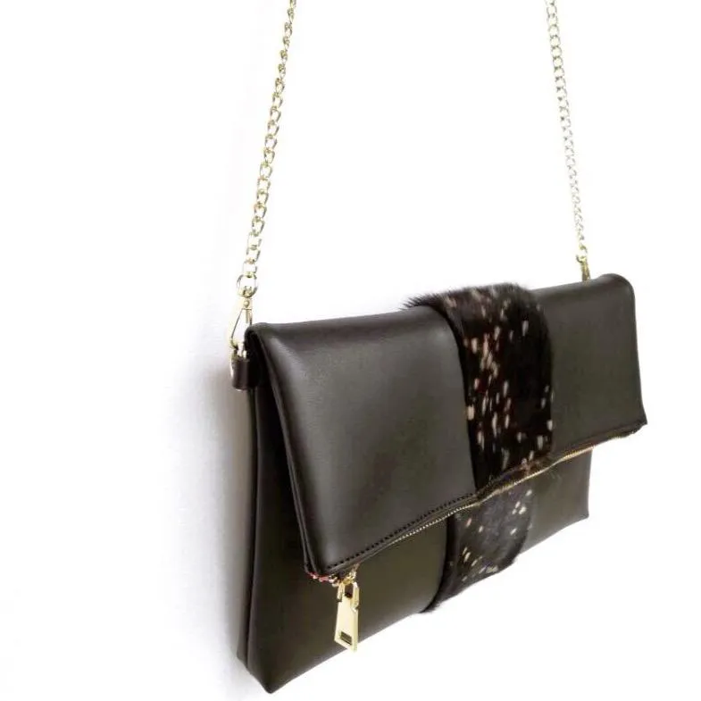 The Hair on Hide Clutch