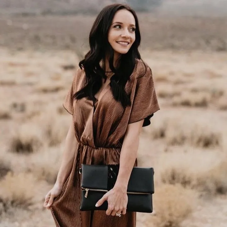 The Hair on Hide Clutch