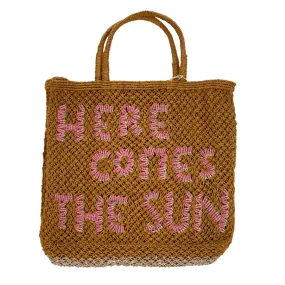 The Jacksons London HERE COMES THE SUN Bag- Natural/Orange