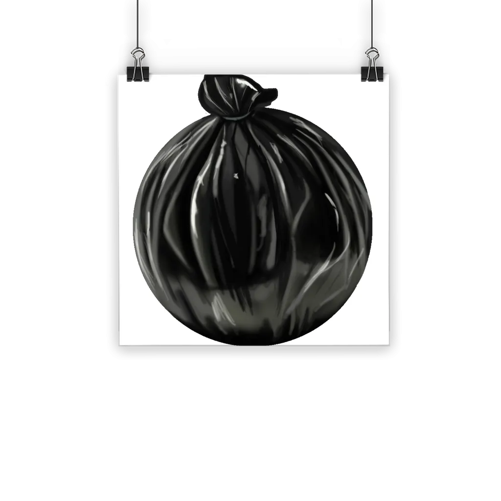 Trash Bag Classic Poster