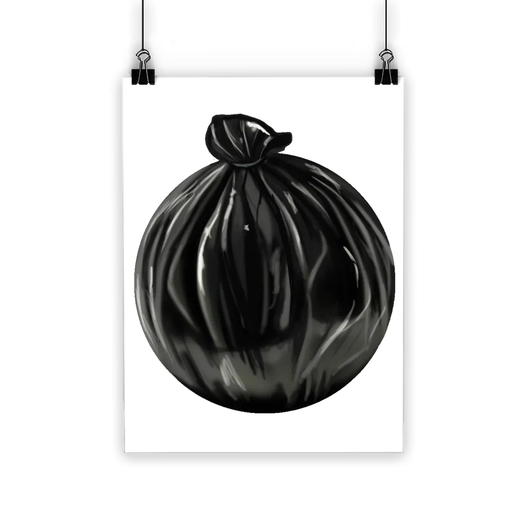 Trash Bag Classic Poster