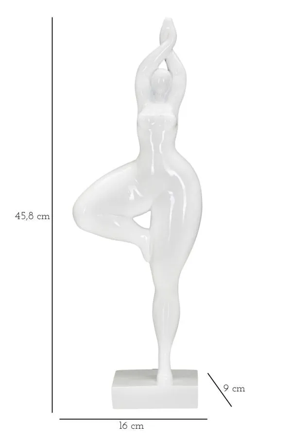 White Plus Size Women Statue (Modern Decoration)
