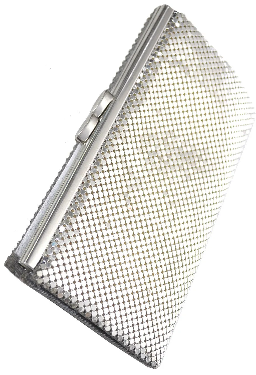 Whiting & Davis Silver Mesh Vintage Wallet