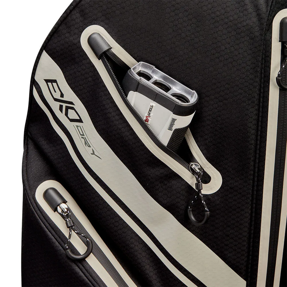 Wilson Exo Dry Waterproof Cart Bag - Black/Black/Silver