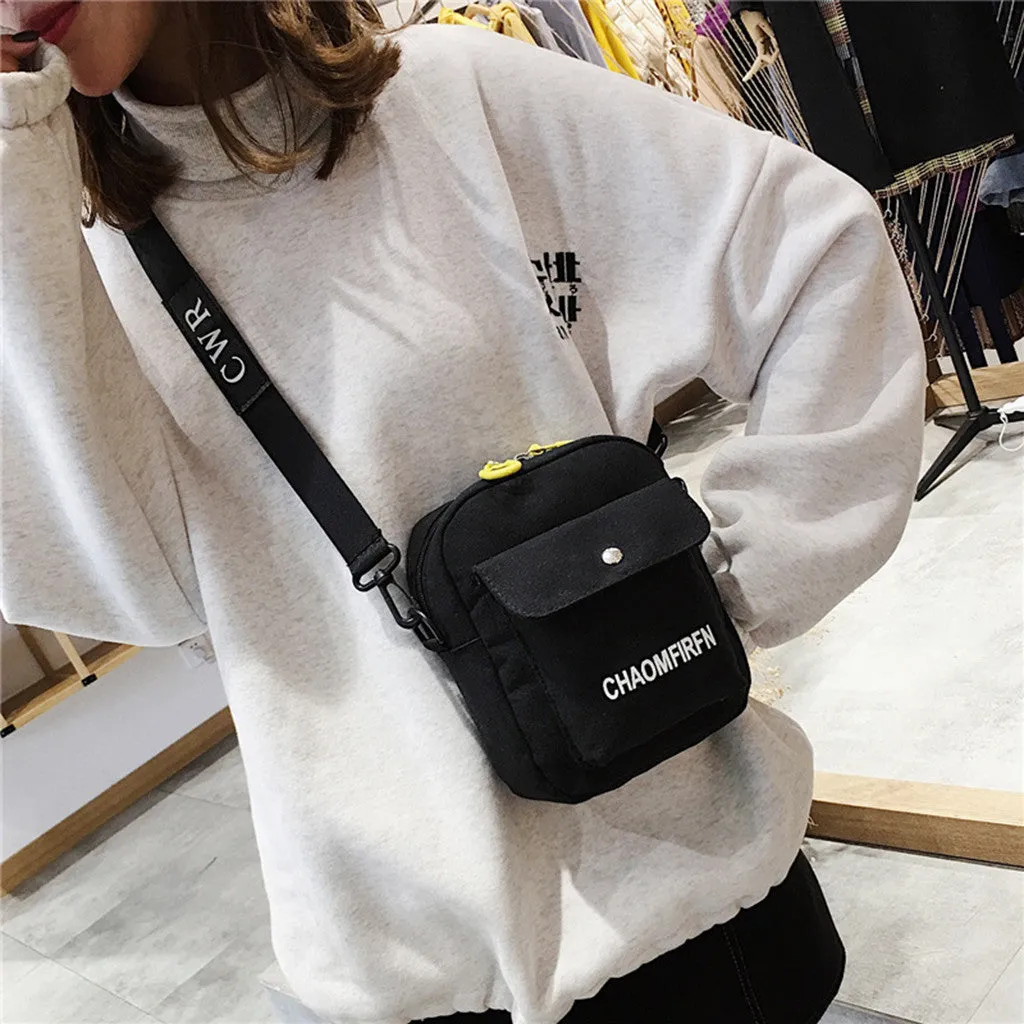 Women Shoulder Bag Fashion Pure Color Casual Tote Outdoor Bag