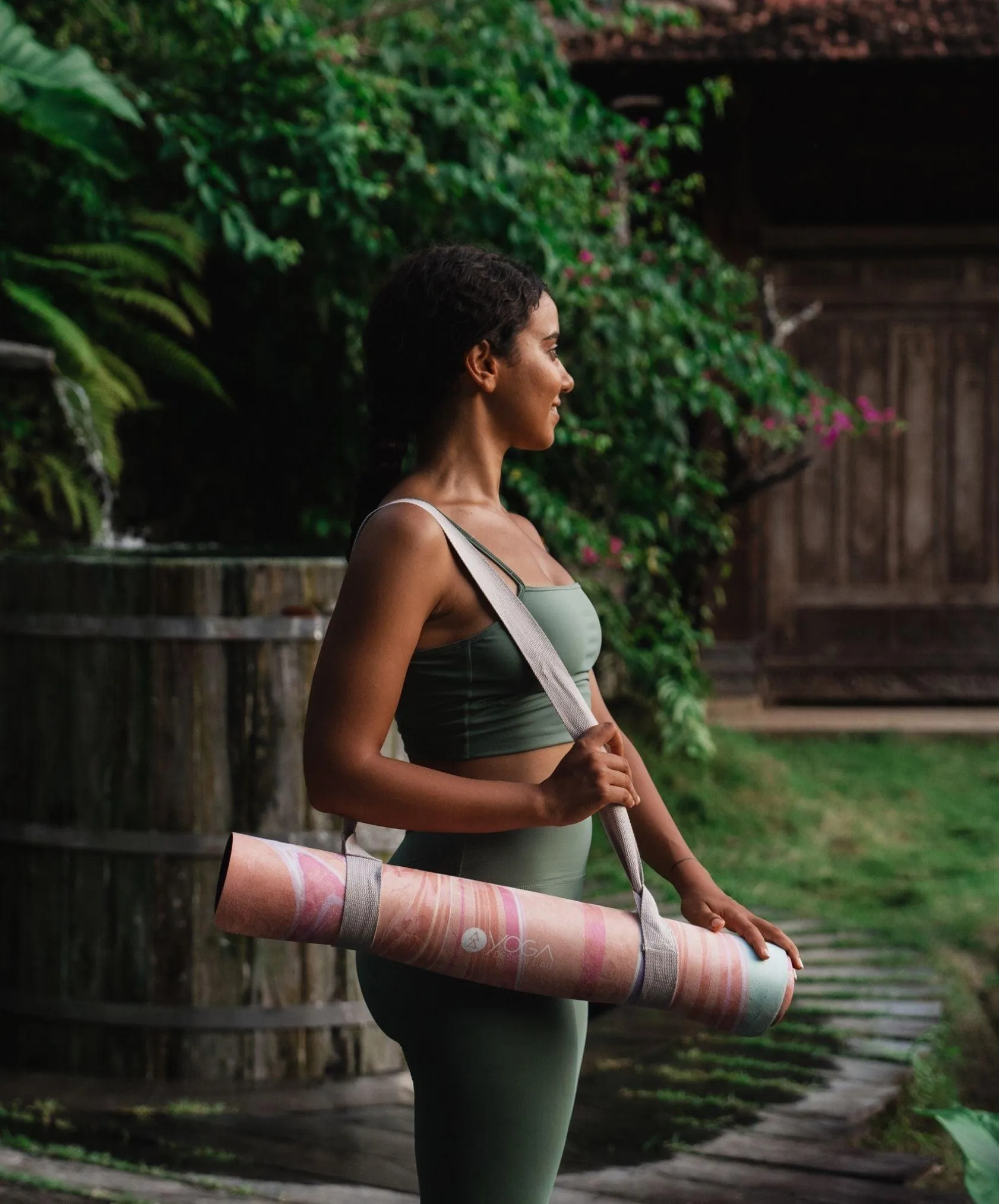 YDL Combo Yoga Mat - 2-in-1 (Mat   Towel) - Best For Hot Practices