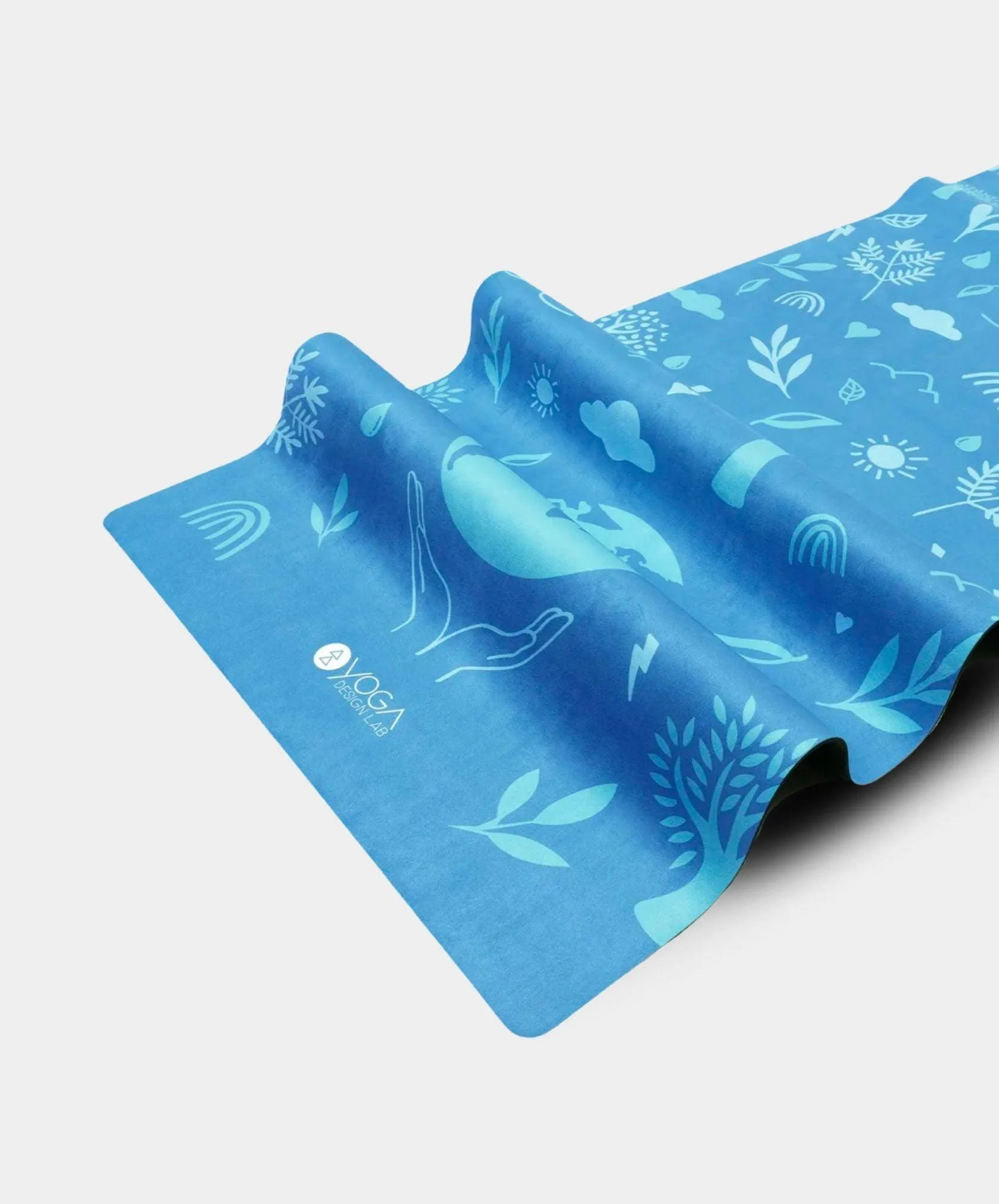 YDL Combo Yoga Mat - 2-in-1 (Mat   Towel) - Best For Hot Practices
