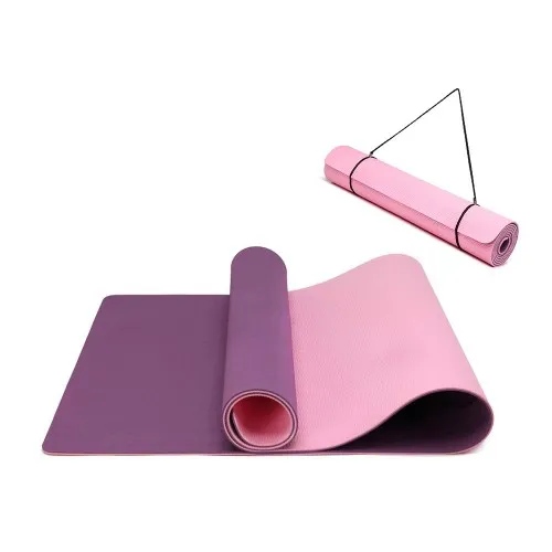 Yoga-1 Kono TPE Non-slip Classic Yoga Mat - Purple And Pink | Eco-friendly & Durable