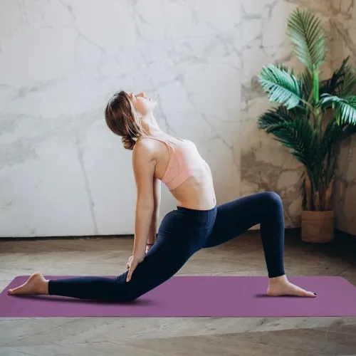 Yoga-1 Kono TPE Non-slip Classic Yoga Mat - Purple And Pink | Eco-friendly & Durable