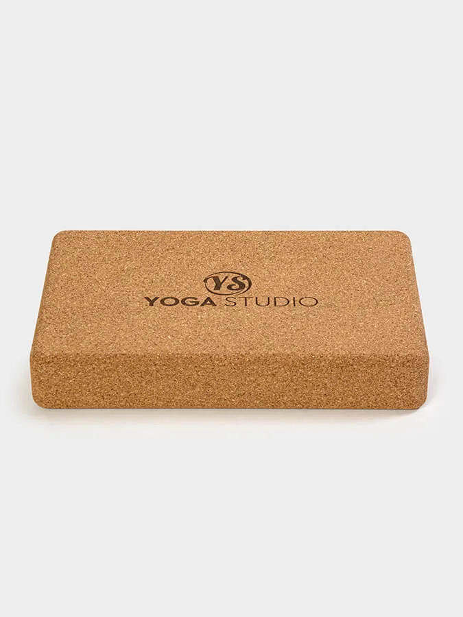 Yoga Studio The Comfortable Cork Flat Yoga Block