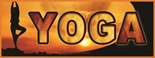 Yoga (Sunset) Vinyl Banner Sign